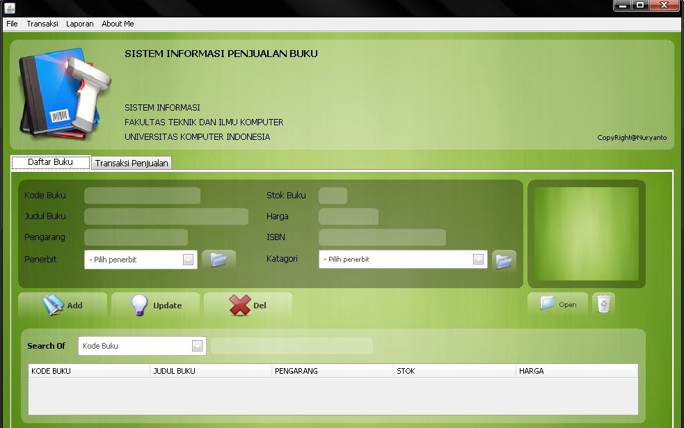 Aplikasi Toko Buku - Nuryanto