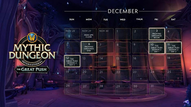 WoW The Great Push Season 2 Schedule