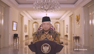 K.H.Ma’ruf Amin: Tahun 2022 PMI Bergairah Dan IHSG Bursa Terbesar Di ASEAN. 
