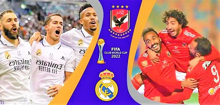 Live Al-Ahly match against Real Madrid - Semi-finals of the Club World Cup 2023