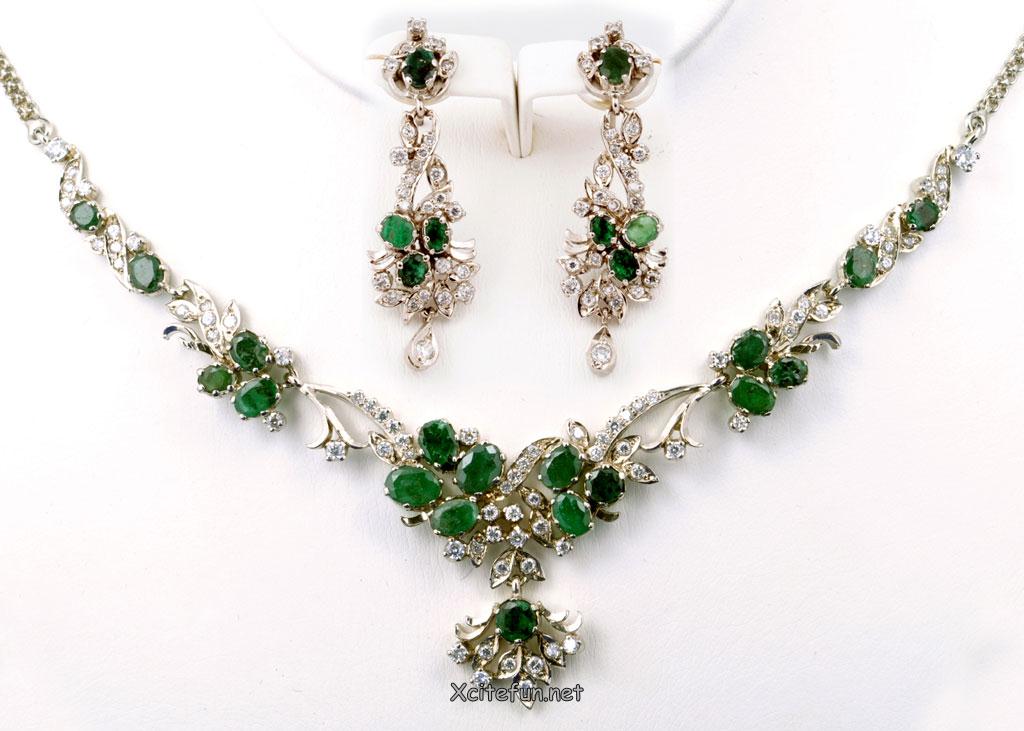 Fancy Emerald Jewelry Collection For Eid 2012