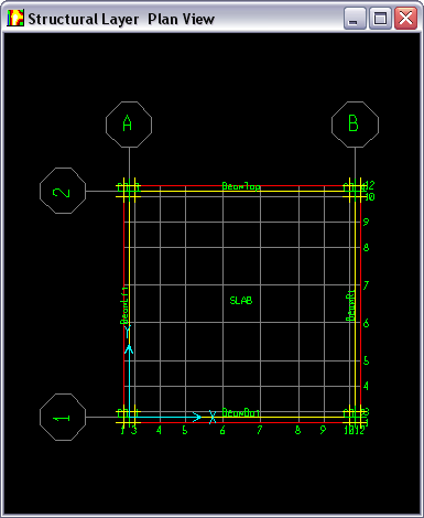  Desain  Pelat  Struktur Flate System dengan  program SAP 