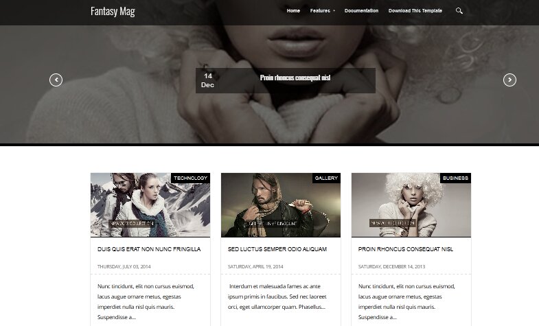 Fantasy Mag Blogger Template Fantasy Mag Blogger Template