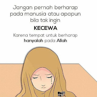 Gambar Kartun Muslimah Sedih