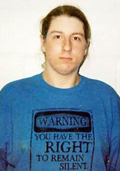 People Wearing Funny T-Shirts in Mug Shots