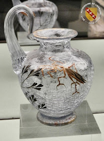 NANCY (54) - Musée de l'Ecole de Nancy : Petit vase craquelé (1880)