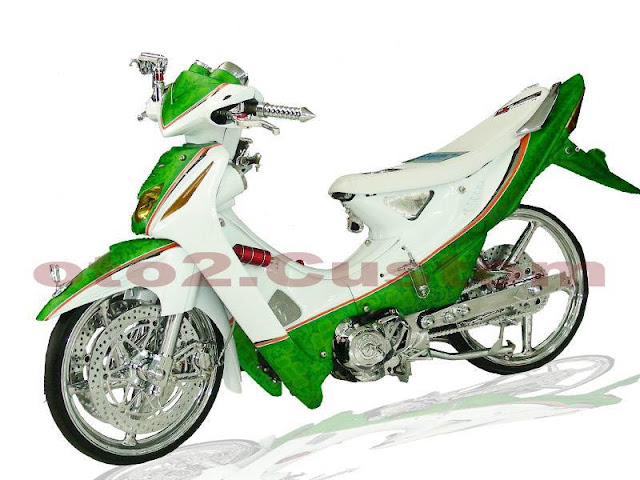 otomotif bike Contoh  Modifikasi Honda Supra  X  125 