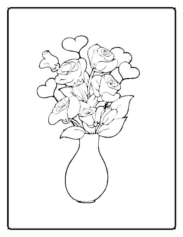 hd flower coloring pages to print download hq flower coloring pages  title=