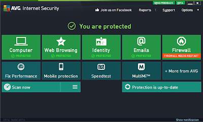 AVG Internet Security 2014 Build 4117 + serial keys free download