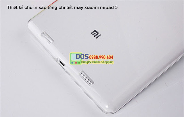 Ốp lưng Xiaomi mipad 3 silicone giá 90k 