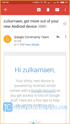 Bikin Email Gmail Lewat HP