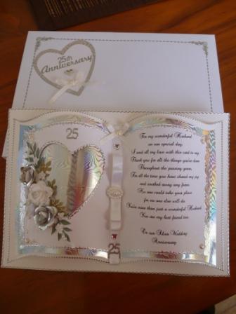 silver wedding card box