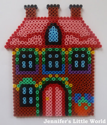 Hama bead cottage design