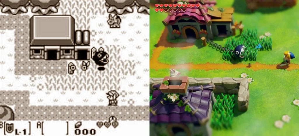 The Legend of Zelda: Link's Awakening - comparision