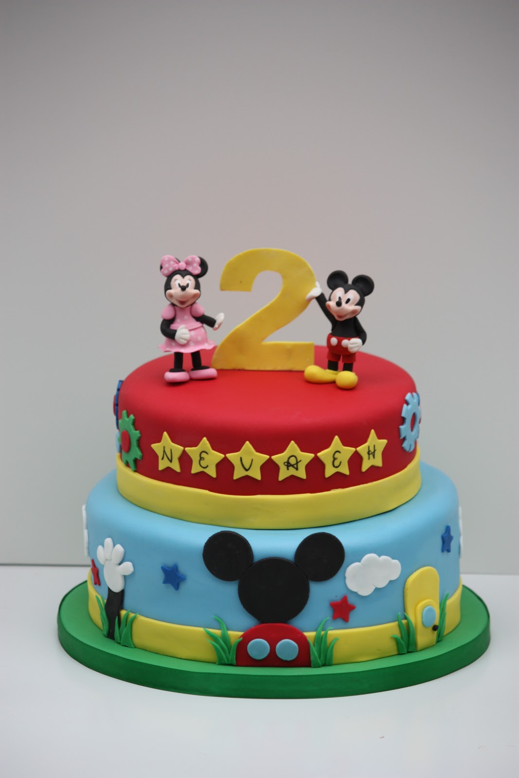 Whimsical by Design: Mickey Mouse Clubhouse Cake