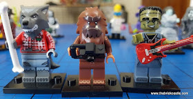  LEGO minifigures series 14 Monster Rocker Werewolf and Square Foot Sasquatch