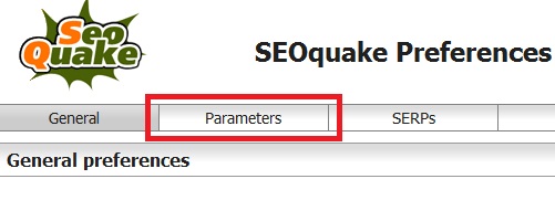 Pengaturan preferences SEO QUAKE