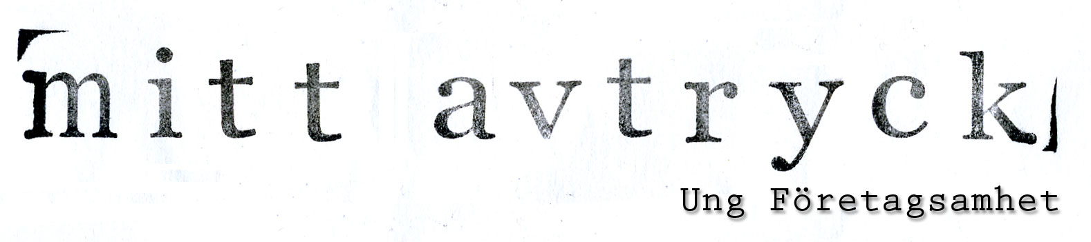 Mitt Avtryck