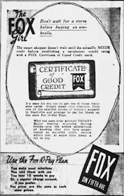 Newspaper Ad fof Fox On 5th Ave Womens Apparel 