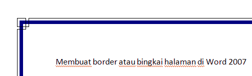 cara membuat bingkai keren di MS Word