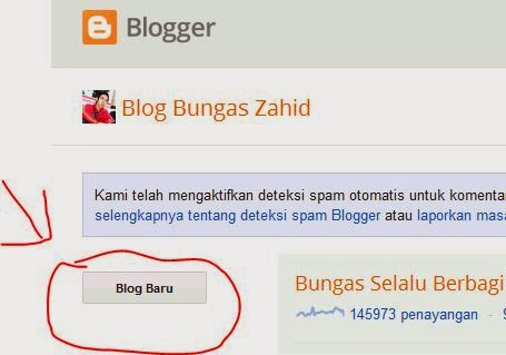 Cara membuat blog