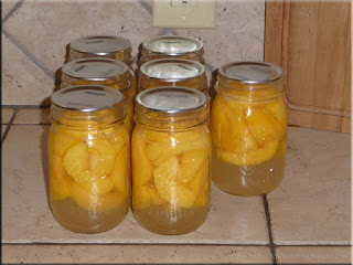 home canned peach slices