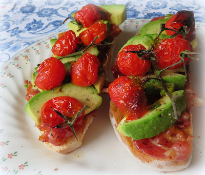 Tomato, Avocado & Pancetta on Toast