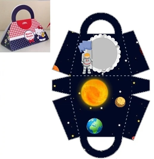 The Space in Black: Free Printable Paper Purse.