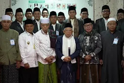 Maruf Amin Silaturahmi dengan Para Ulama di Ponpes Buntet