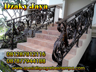 model railing tangga besi tempa, railing tangga klasik, railing tangga besi ulir (2)