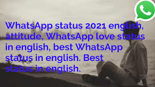 Whatsapp status english