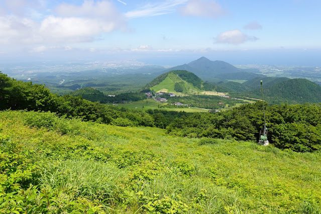 鳥取県西伯郡大山町大山　だいせんホワイトリゾート国際エリア　中腹からの眺望