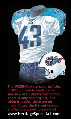 Tennessee Titans 2001 uniform