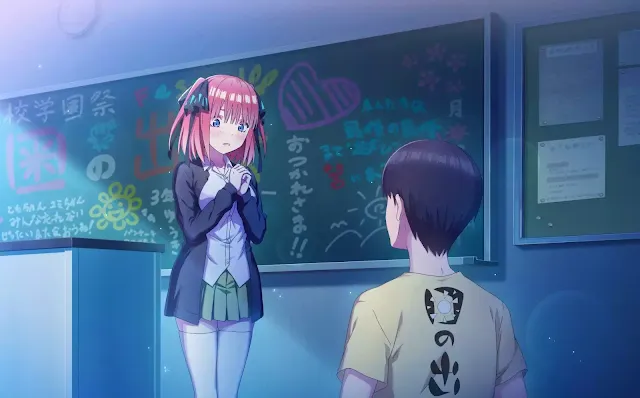 Como é o Final Feliz das Quíntuplas no Jogo de Gotoubun no Hanayome?