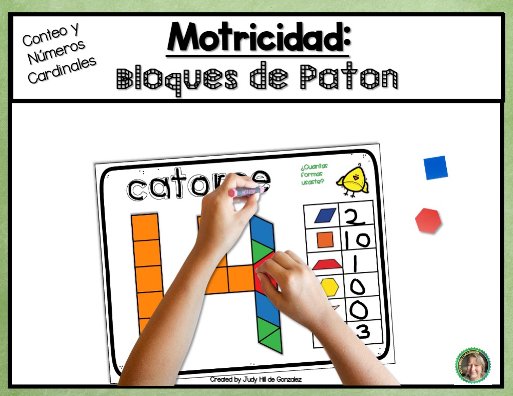 Fine Motor and Graphing Bilingual Centers