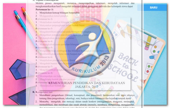  Sudahkan Bapak Ibu Guru menyiapkan format  Rpp Matematika Smp Kelas 9 Semester 1 Kurikulum 2013 Revisi