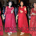 Pregnant Shilpa Shetty in Red Salwar