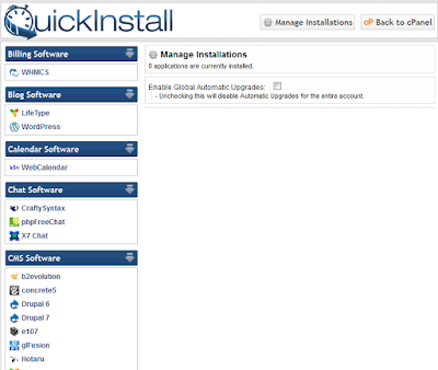 Cara Instal WordPress Dengan QuickInstall