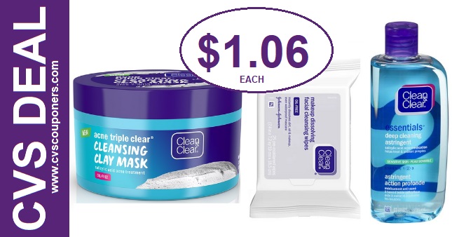 Clean & Clear CVS Deal $1.06  6-23 6-29