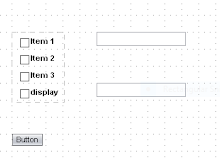 Hide the components in Visual JSF 1.x (woodstock) Using JavaScript 