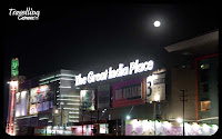 The Great India Place is a shopping mall in Noida, India. The Great INDIA Place is located in Sector 38-A, Noida... Here are few clicks on the mall which are clicked from moving car...The mall is itself part of the larger Entertainment City amusement park (Worlds of Wonder)...The mall houses a variety of retail outlets, including Shopper's Stop, Globus, Pantaloons, Big Bazaar, Home Town, Lifestyle and Lifestyle Home, along with international brands like Adidas, Nike, Guess, Marks & Spencer...Food and Entertainment zone on the top floor with a 6-screen BIG Cinemas multiplex having a total seating capacity of 1220 seats...A large chunk of the mall's total area is covered by Future Group ventures, including Home Town, Big Bazaar and Pantaloon....Great Inida Mall was developed by International Recreation Parks with a joint venture organization by Unitech Limted and International Amusement Limted... Unitech is engaged in the construction of residential and commercial complexes, running of luxury hotels, infrastructure project and education. Unitech is recognized as a leading player in property development and real estate in India... On the other hand, International Amusement became the pioneer in Amusement Park Industry in India by setting up India's first Amusement Park 