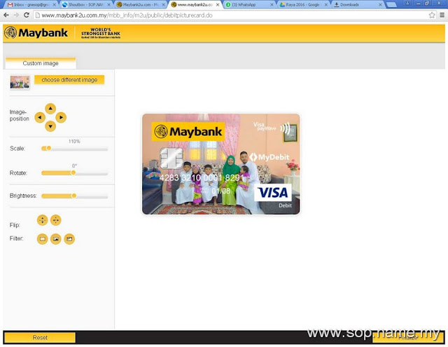 Mohon Maybank Visa Debit Picture Card secara online