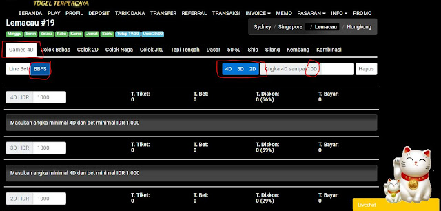 TT4D Togel Online BBFS 10 Digit