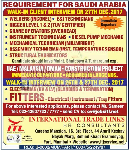 UAE, Malaysia, KSA & Oman Construction Project Jobs