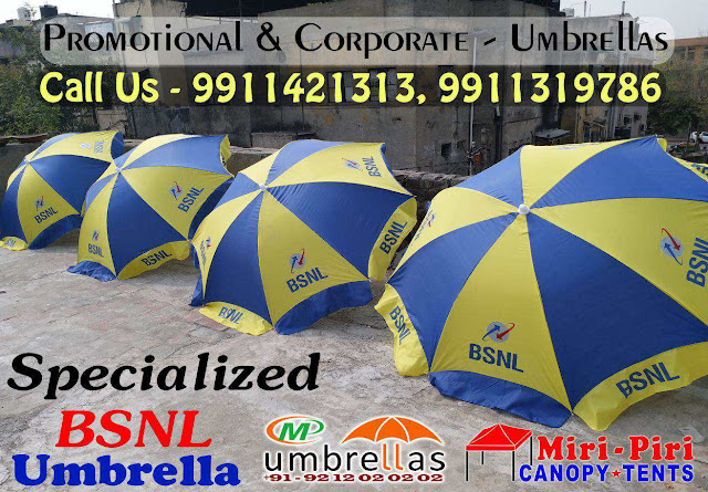 BSNL Advertising Umbrella, BSNL Promotional Umbrella, Umbrella BSNL,