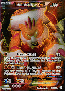 Landorus EX Full Art Boundaries Crossed Pokemon Card