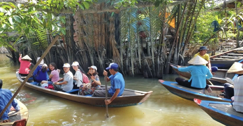 đi đò chèo - tour miền tây 1 ngày