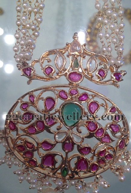 Pota Ruby Latest Fancy Locket