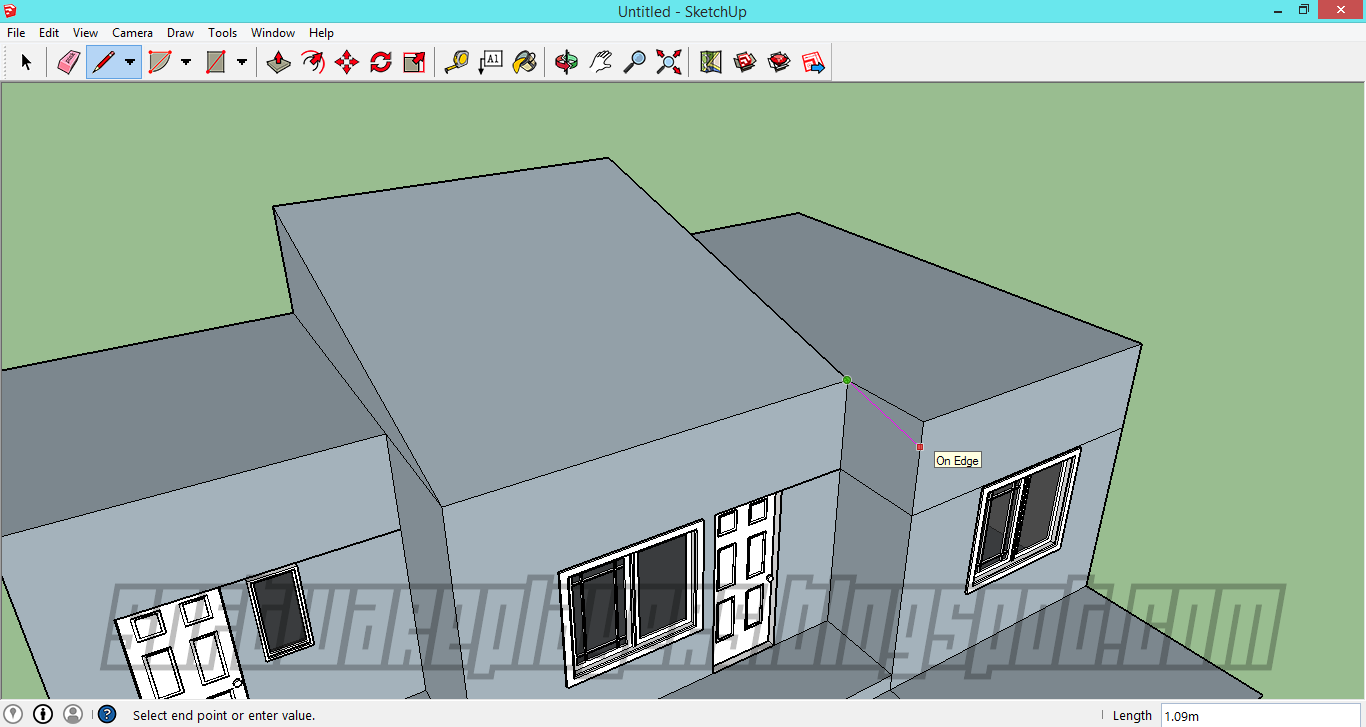 Top Baru 41 Jendela  Minimalis Sketchup 