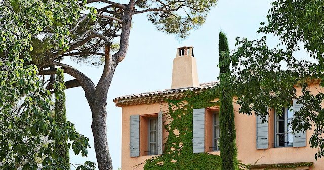 Exterior of French Country Home in Provence, Frederic Fekkai seen on Hello Lovely Studio